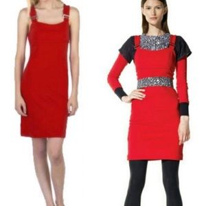 Jonathan Saunders for Target Red Jumper Bodycon Dress